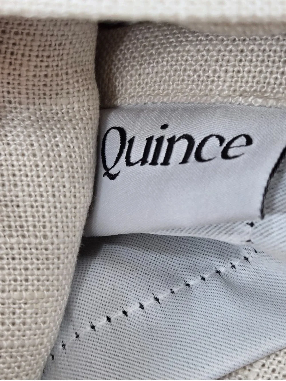 NWT QUINCE Set Of 2 48x96 Heavyweight European Linen Room Darkening Curtain 9872